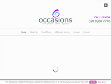 Tablet Screenshot of occasionservices.com